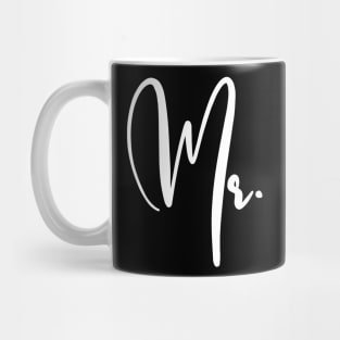 Mrs And Mr Wedding Couple Matching Mug